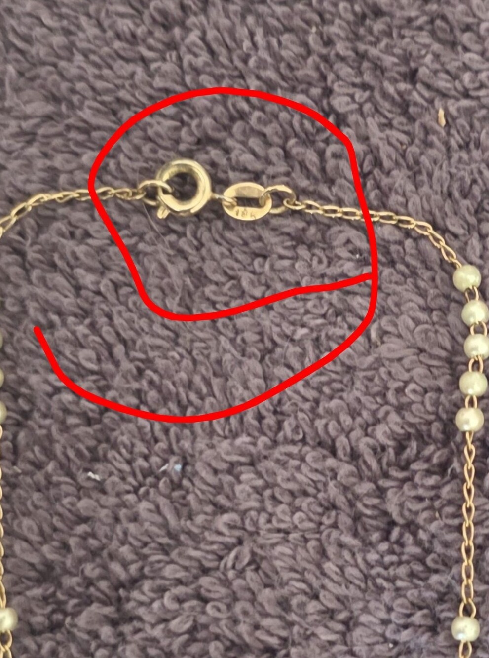 Vintage Pearl/gold Rosary Small - Picture 8 of 8